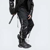 Black Techwear Cargo Pants