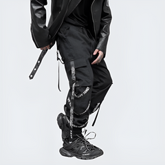 Black Techwear Cargo Pants