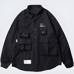 Multi Pocket Long Sleeve Shirt