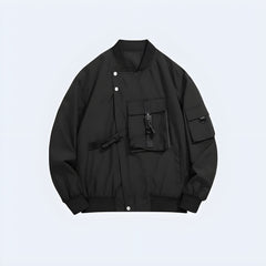 Tactical Bomber With Pocket Jacket