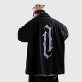 Dark Button Long Sleeve T-shirt