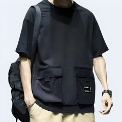 Techwear Reflective Pocket T-Shirt