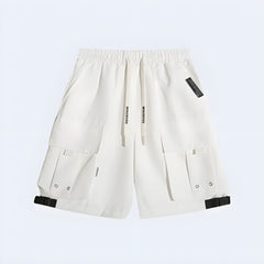 White Techwear Short