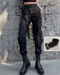 Women Multi-Pockets Cargo Pants
