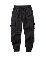 Slim Black Cargo Pants