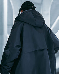 Futuristic Cyberpunk Unisex Hooded Jacket