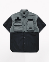 Fake Two-Piece Short Sleeve Shirt