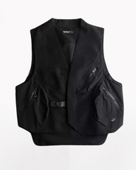Urban Functional Detachable Backpack Vest