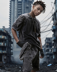 Wasteland Style 3D Cargo Pockets T-Shirt