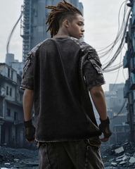 Wasteland Style 3D Cargo Pockets T-Shirt