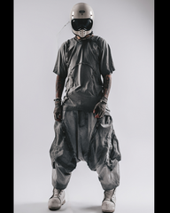 Wasteland Wear 3D Cut Distressed Raw Edge Raglan T-Shirt