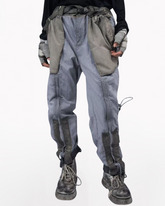 Wasteland Wear Dirty Dyed Cargo Zipper Pants