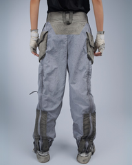 Wasteland Wear Dirty Dyed Cargo Zipper Pants