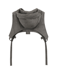 Wasteland Wear Patchwork Hooded Vest