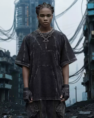 Wasteland Washed Heavyweight Cotton Men's T-Shirt