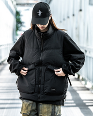 Winter Stand Collar Unisex Puffer Vest
