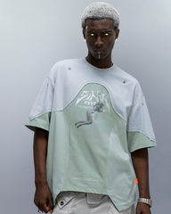 Cyberpunk Dream Princess Ice-Cool Mesh Panel T-Shirt
