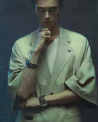Cyberpunk Outfits Demiurge IV Short Sleeve Suit