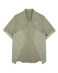 Cyberpunk Outfits Military Style Short Sleeve Shirt