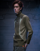 Cyberpunk Outfits Unisex Turtleneck Sweatshirt
