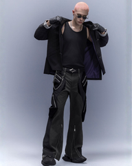 Cyberpunk Outfits Wide-Leg Pants