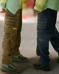 Cyberpunk Outfits Heavy Mecha Baggy Unisex Jeans
