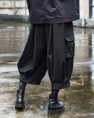 Yamamoto Japanese Black Ninja Cargo Pants