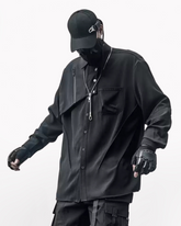 Yamamoto Black Long-Sleeve Shirt