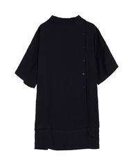 Yamamoto Relaxed Standing Collar Japanese Shirt