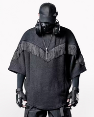 Yamamoto Style Tassel Bat Sleeve T-Shirt