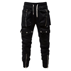 Zipper Techwear Jogger Pants