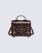 Vintage Steampunk Clock Design Handbag