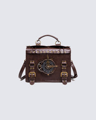 Vintage Steampunk Clock Design Handbag