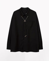 Chain Tie Long Sleeve Shirt