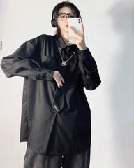 Chain Tie Long Sleeve Shirt