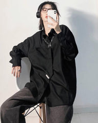 Chain Tie Long Sleeve Shirt