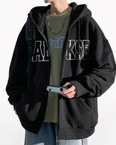 Streetwear Urban Thick Zip Up Hoodie