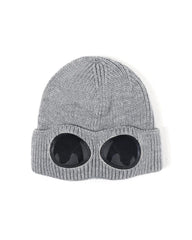 Aviator Sunglasses Knitted Futuristic Hat