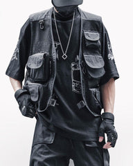 Fishnet Cargo Vest