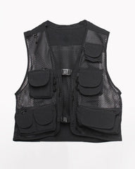 Fishnet Cargo Vest