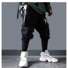 Become An X-Man Black Cargo Pants