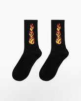 Burning On Fire Socks