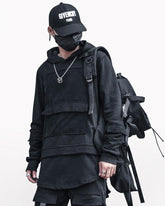 Streetwear Black Ninja Hoodie
