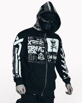Darkness Cyber Zip Hooded Jacket