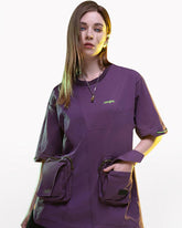 Cyberpunk Outfits Unisex Multi-pocket T-Shirt