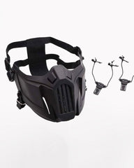 Outdoor Sport Black Half Face Mask