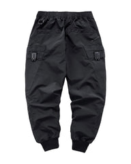 Black Zip Pocket Cargo Pants