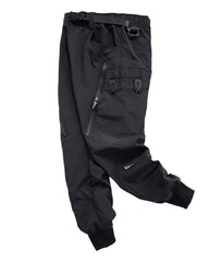 Black Zip Pocket Cargo Pants