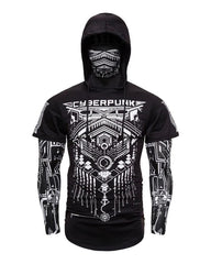 Cyberpunk Ninja Mask Hoodie