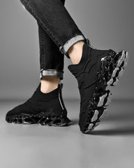Cyberpunk Casual Woven Performance Sneakers